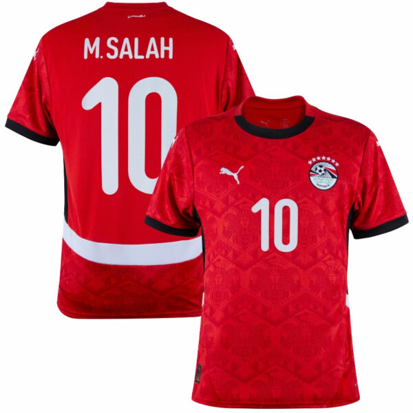 Egypt M.Salah 10 Home Fan Jersey 2025/26 - Imagem 1