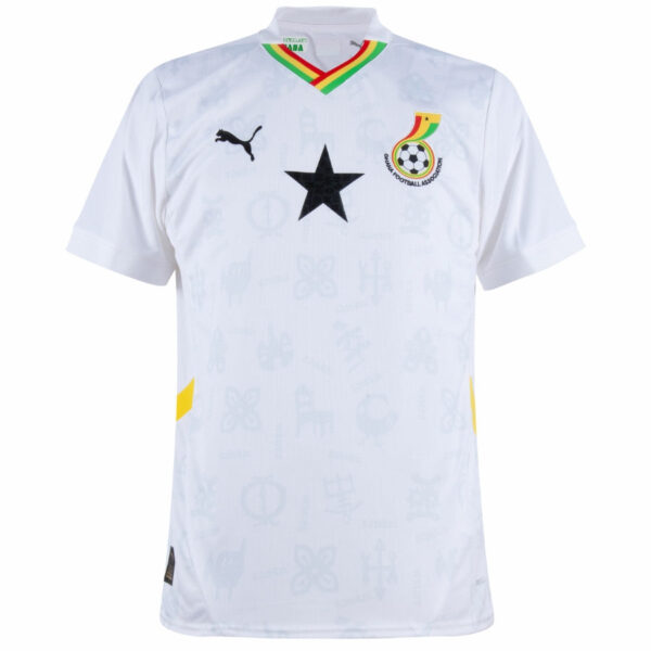 Ghana  Home Fan Jersey 2025/26 - Imagem 1