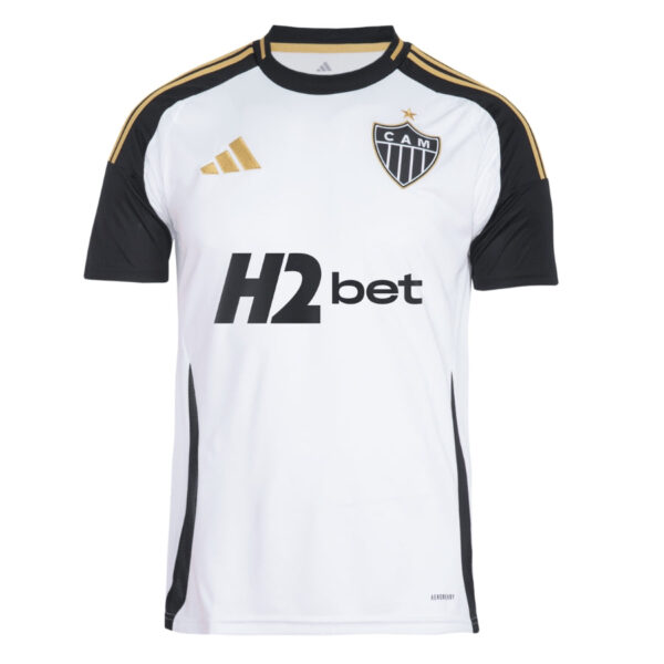 Atlético Mineiro Away Fan Jersey 2025/26 Sponsors H2 bet - Imagem 1
