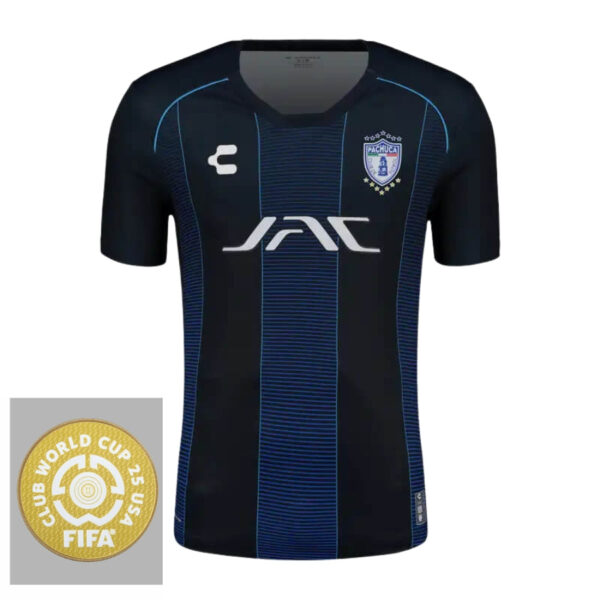 Pachuca Away Fan Jersey 2025/26 Patch Club World Cup - Imagem 1
