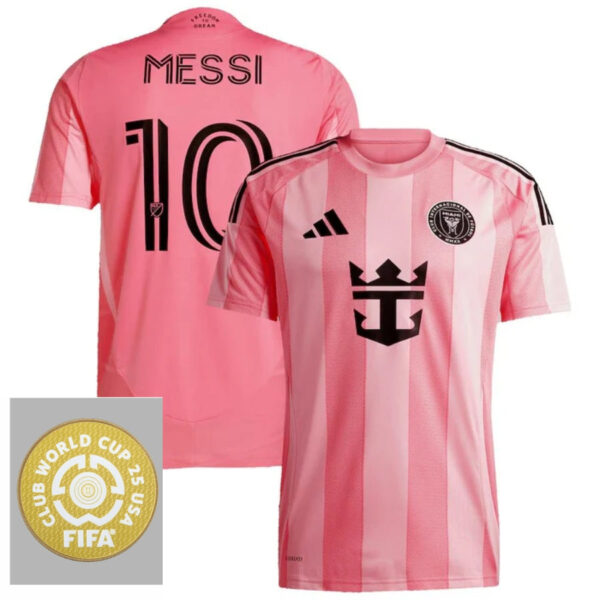 Inter Miami Messi 10 Home Fan Jersey 2025/26 Patch Club World Cup - Imagem 1