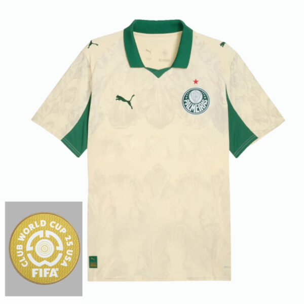 Textodoseuparagrafo-2025-06-17T014434.092 Palmeiras Third Fan Jersey 2025/26 Patch Club World Cup - Imagem 1