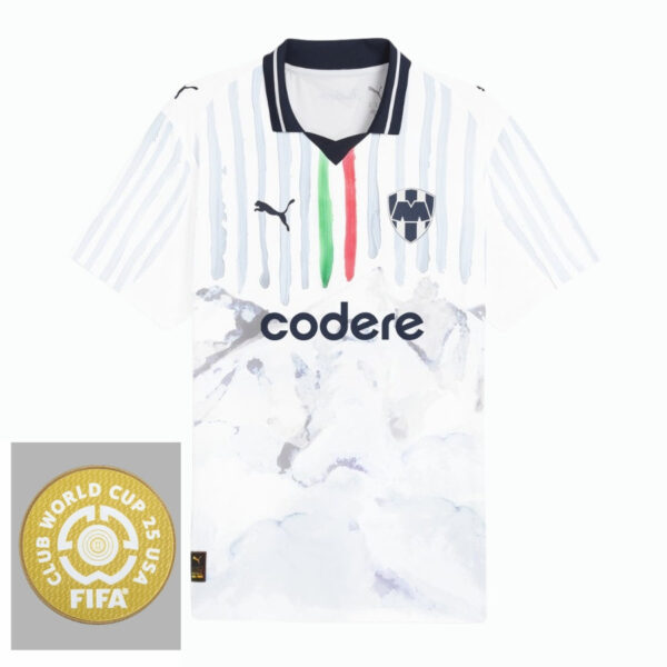 Rayados Monterrey Away Fan Jersey 2025/26 Patch Club World Cup - Imagem 1