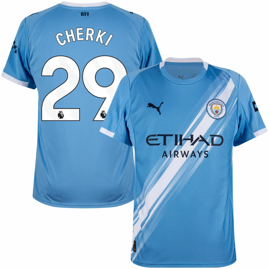 Textodoseuparagrafo-2025-06-27T193908.836 Manchester City Home Cherki 29 Fan Jersey 2025/26 - Imagem 1