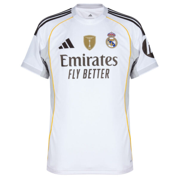 Real Madrid Home Bellingham 5 Fan Jersey 2025/26 FIFA Intercontinental Patch - Imagem 3