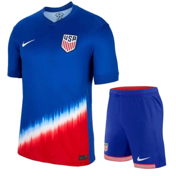 Kids KIT USA Away Fan Jersey 2024/25 - Imagem 1