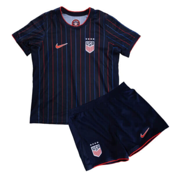 Kids KIT USA Away Fan Jersey 2025/26 - Imagem 1