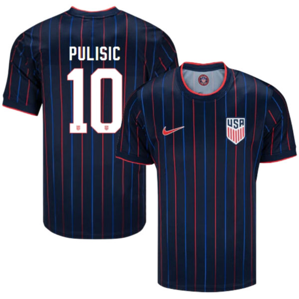 USA Pulisic 10 Away Fan Jersey 2025/26 - Imagem 1