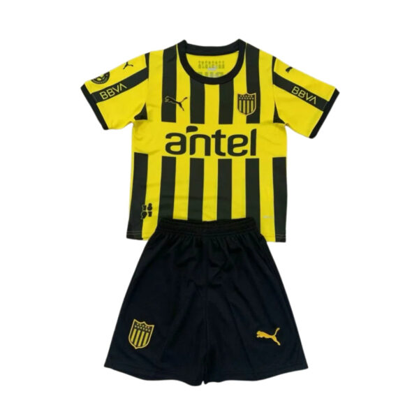 Kids Kit Peñarol Home Fan Jersey 2024/25 - Imagem 1