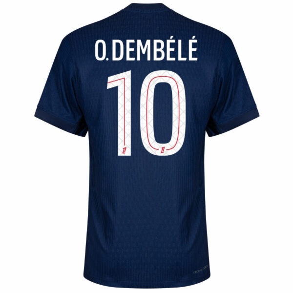 PSG O.Dembélé 10 Home Authentic Player 2025/26 Dri-Fit ADV Match - Imagem 2