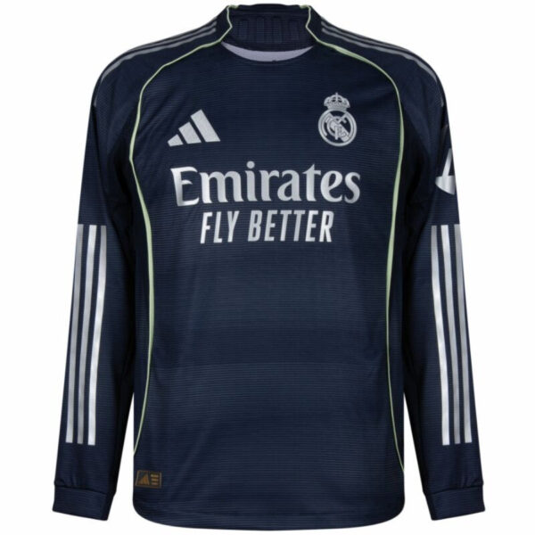Textodoseuparagrafo-2025-07-14T215748.077 Real Madrid Long Sleeve Authentic Player Jersey 2025/26 - Imagem 1