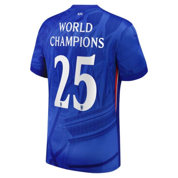 Chelsea Home Fan Jersey 2025/26  - Patchs World Champions 25 chest badge - Imagem 3