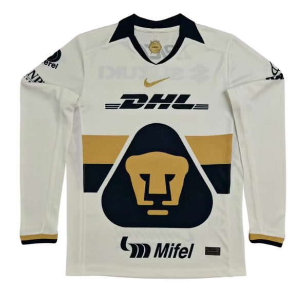 Pumas Home Fan Jersey Long Sleeve 2025/26 - Imagem 1