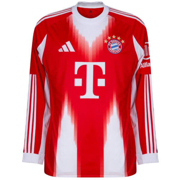 Bayern München Home Long Sleeve Fan Jersey 2025/26 - Imagem 1