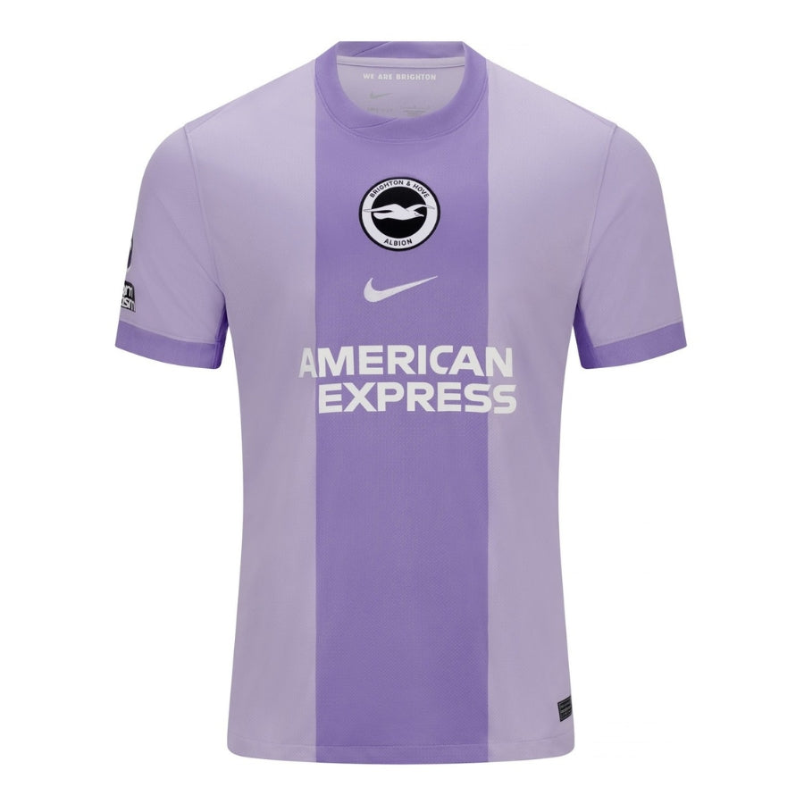 Textodoseuparagrafo-2025-07-24T221132.151 Brighton & Hove Albion Away Fan Jersey 2025/26 - Imagem 1