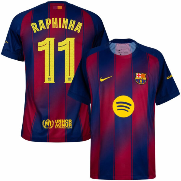 Kit 3 Fan Jerseys Barcelona Home, Away e Third 2025/26 - Imagem 6