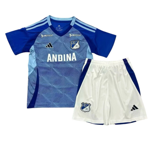Kids Kit Millonarios Home Fan Jersey 2025/26 - Imagem 1