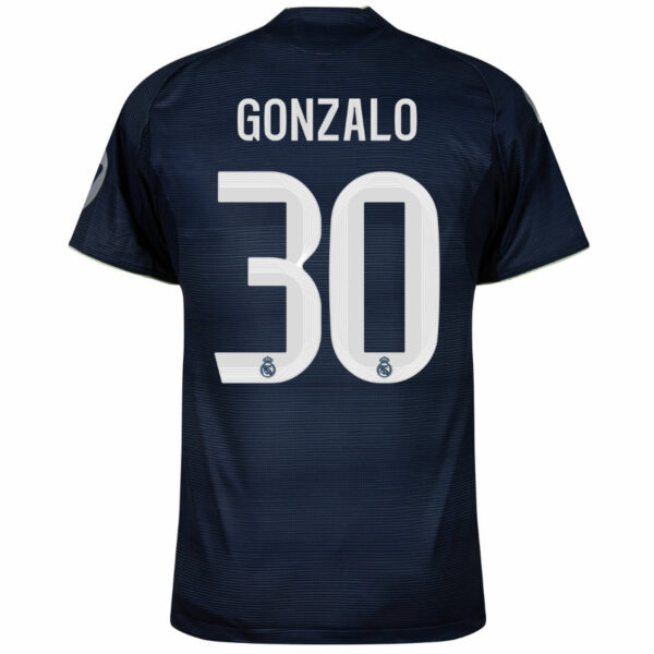 Real Madrid Gonzalo 30 Away Fan Jersey 2025/26 - Imagem 2