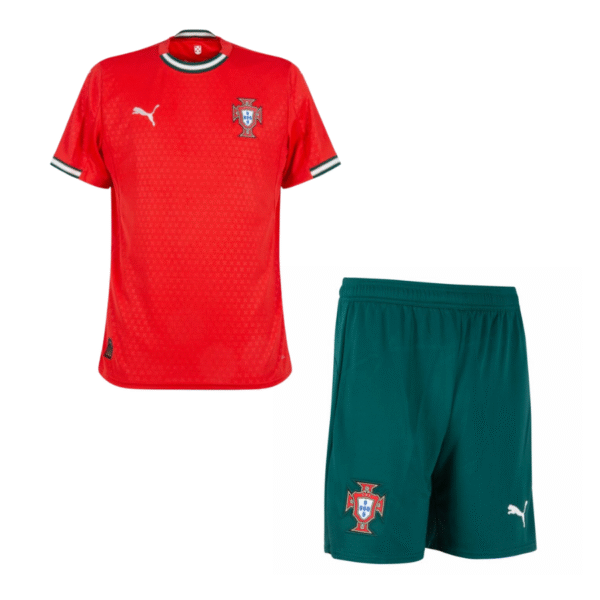 Kids Kit Portugal Home Jersey 2025/26 - Imagem 1