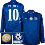 Chelsea Home Long Sleeve Fan Jersey 2025/26 - Patchs Club World Cup UCL UEFA (Official Printing) - Imagem 2