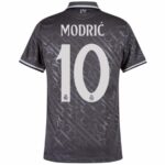 Real Madrid Modric 10 Third Fan Jersey 2024/25 Patches UCL UEFA Foundation (Official Printing) - Imagem 2