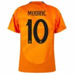 Real Madrid Modric 10 Away Fan Jersey 2024/25 Patches UCL UEFA Foundation (Official Printing) - Imagem 2