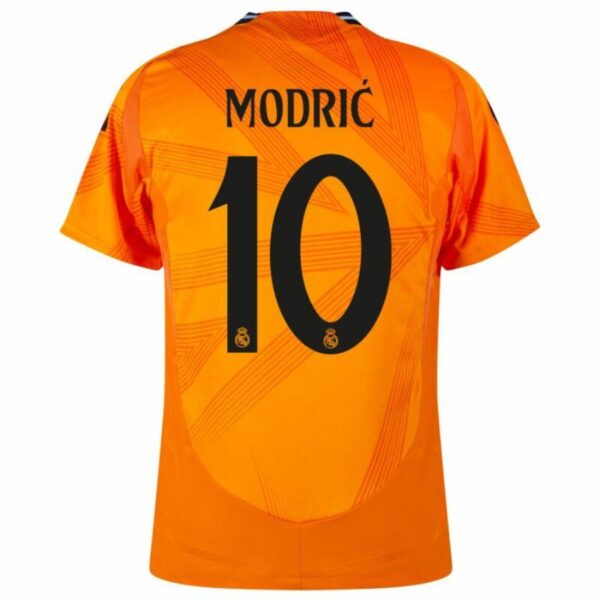 Real Madrid Modric 10 Away Fan Jersey 2024/25 Patches UCL UEFA Foundation (Official Printing) - Imagem 2