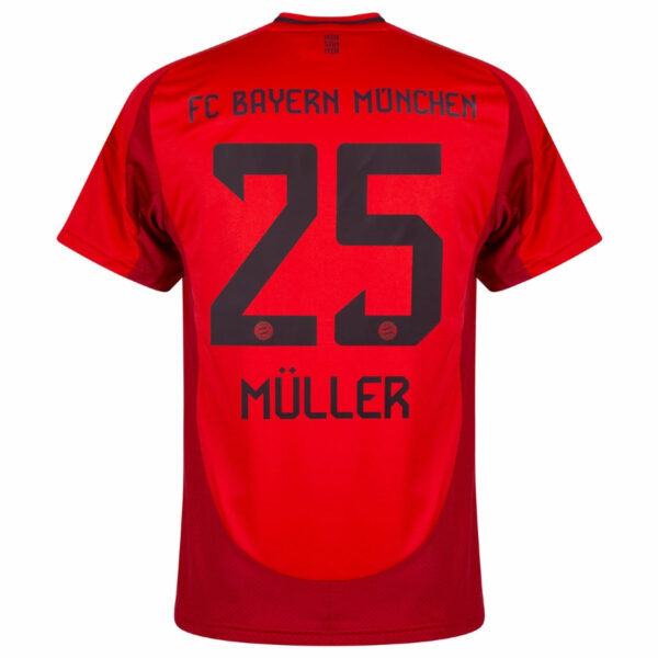 Bayern Munich MÜLLER #25 Home Fan Jersey 2024/25 - Imagem 2