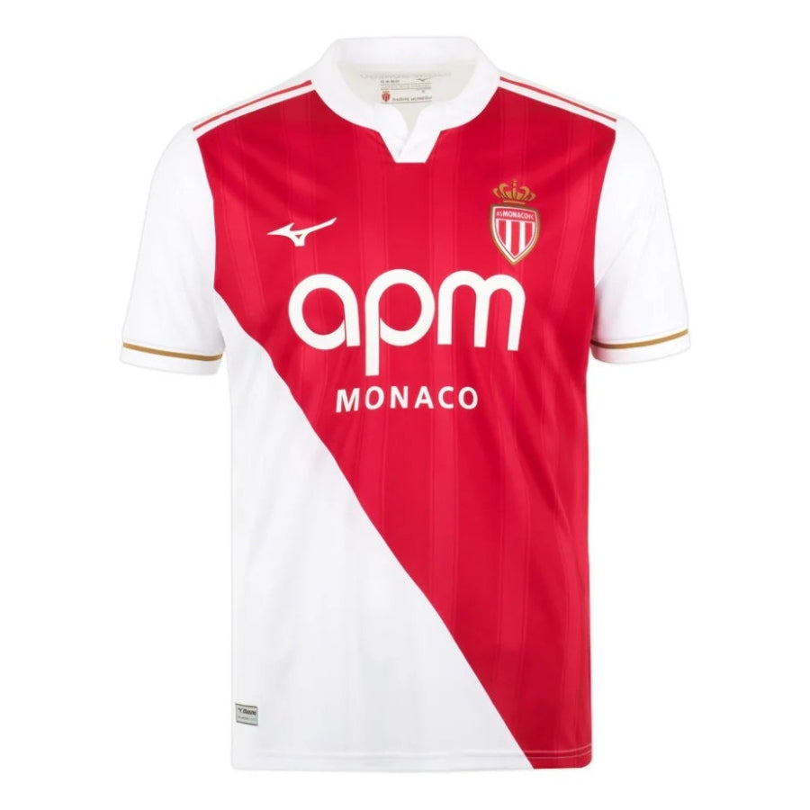 Textodoseuparagrafo_52 Monaco Home Fan Jersey 2025/26 - Imagem 1