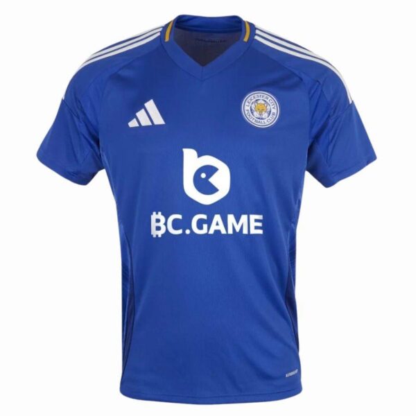 Textodoseuparagrafo_55 Leicester City Home Jersey 2024/25 - Imagem 1