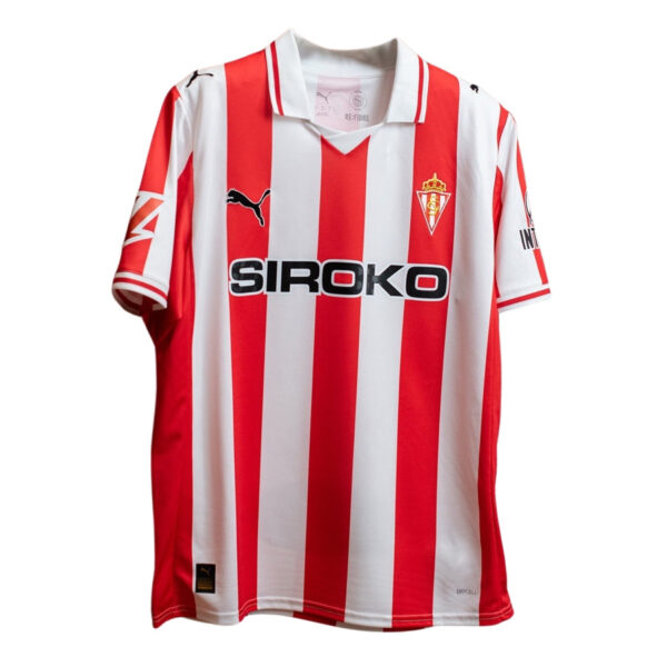 Sporting Gijón Home Fan Jersey 2025/26 - Imagem 1