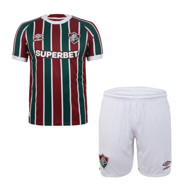 Kids Kit Fluminense Home Jersey 2025/26 - Imagem 1