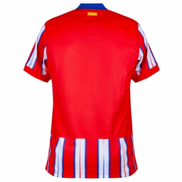Atlético Madrid Home Fan Jersey 2024/25 Patches UCL UEFA Foundation (Official Printing) - Imagem 2