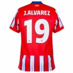 Atlético Madrid Home Fan Jersey 2024/25 Patches UCL UEFA Foundation (Official Printing) - Imagem 7