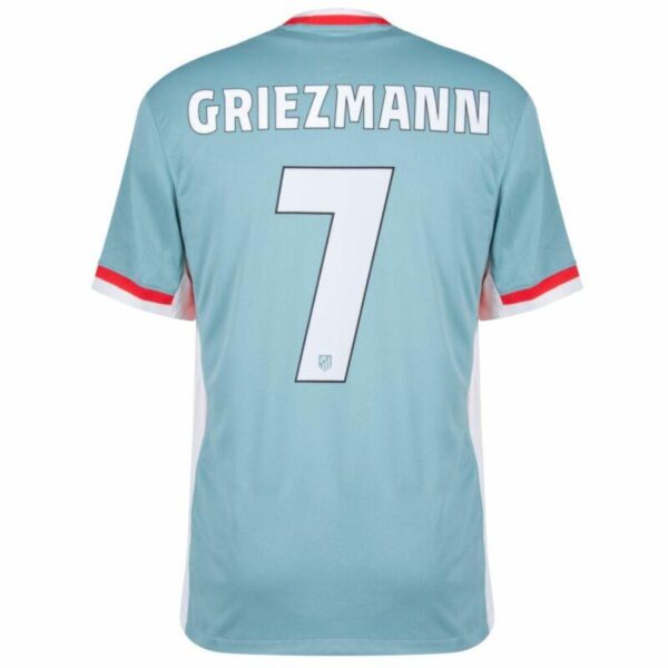 Atlético Madrid Griezmann 7 Away Fan Jersey 2024/25 Patches UCL UEFA Foundation (Official Printing) - Imagem 2