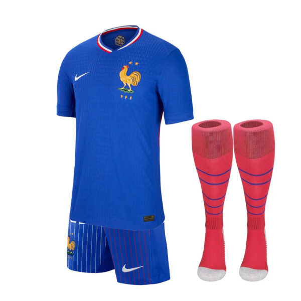 Kids KIT France Home Jersey 2024/25 - Imagem 1