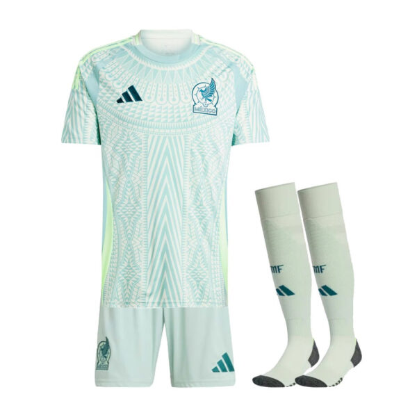 Kids KIT Mexico Away Jersey 2024/25 - Imagem 1