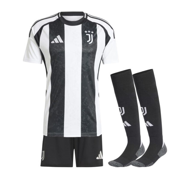 Kids KIT Juventus Home Jersey 2024/25 - Imagem 1