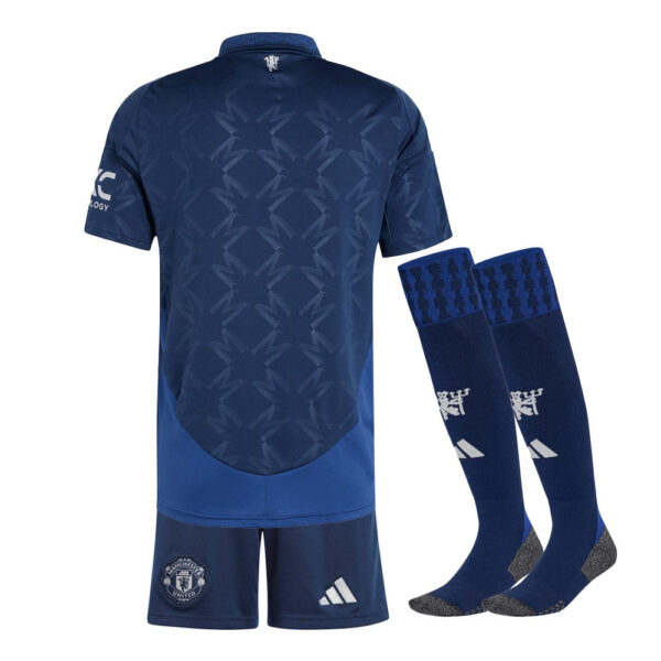 Kids KIT Manchester United Away Jersey 2024/25 - Imagem 2
