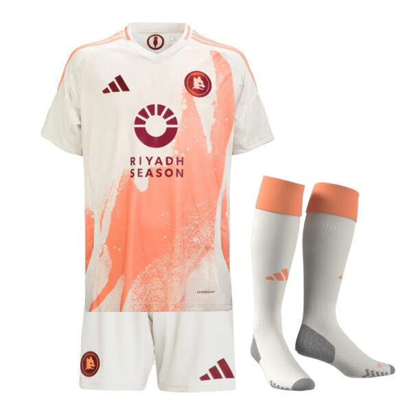 Kids KIT Roma Away Jersey 2024/25 - Imagem 1