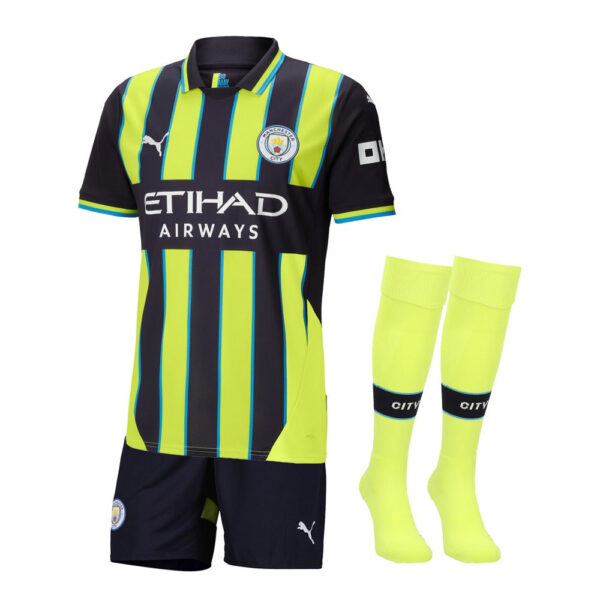 Kids KIT Manchester City Away Jersey 2024/25 - Imagem 1