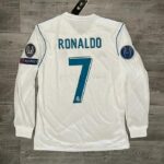 Retro Real Madrid Long-sleeve Home Jersey 2017/18 - Imagem 2