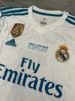 Retro Real Madrid Long-sleeve Home Jersey 2017/18 - Imagem 3