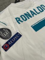 Retro Real Madrid Long-sleeve Home Jersey 2017/18 - Imagem 4