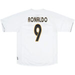 Ronaldo #9 Real Madrid Home Retro Jersey 2003/04
