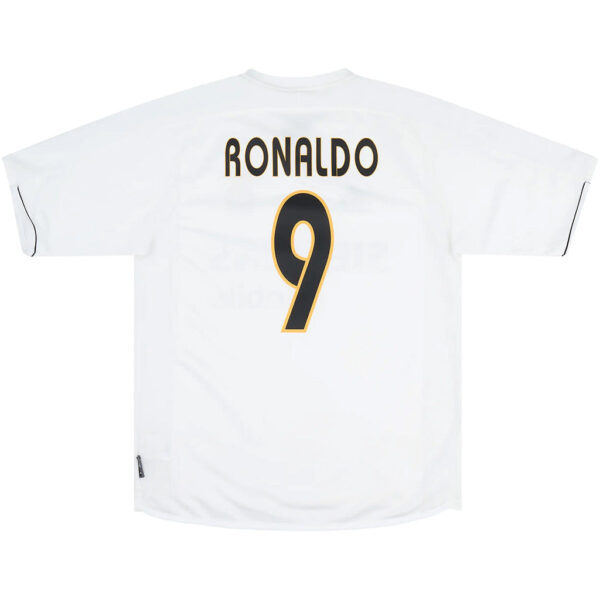 Ronaldo #9 Real Madrid Home Retro Jersey 2003/04 - Imagem 1