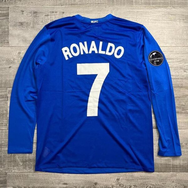 Retro Manchester United Long-sleeve Third Jersey 2008/09 - Imagem 3