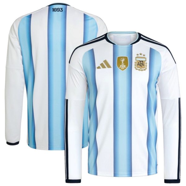Camisa Argentina Home 2026/2027 Long Sleeve Copa do Mundo 2026 - Imagem 2