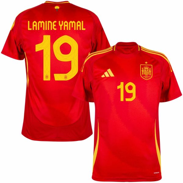 Spain Lamine Yamal 19 Home Fan Jersey 2025/26 - Imagem 1