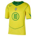 Brasil l Ronaldinho 10 Retro Home Fan Jersey 2004-2005